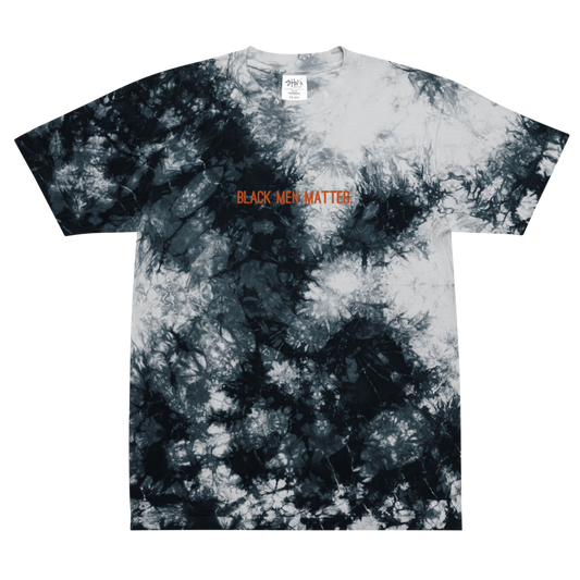 Oversized tie-dye t-shirt - Black Men Matter